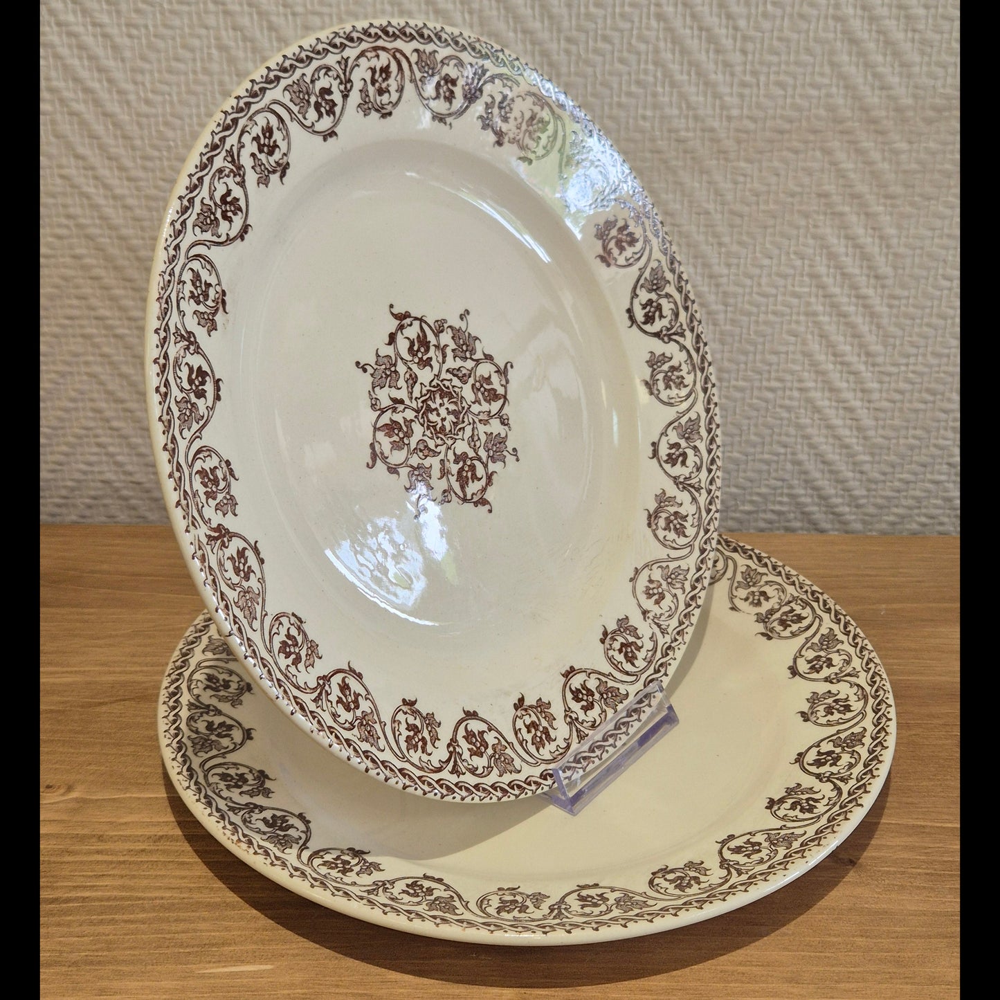 Assiette plate de Brienne Terre de Fer  – Décoration vintage & mobilier restauré | Déco à Deux