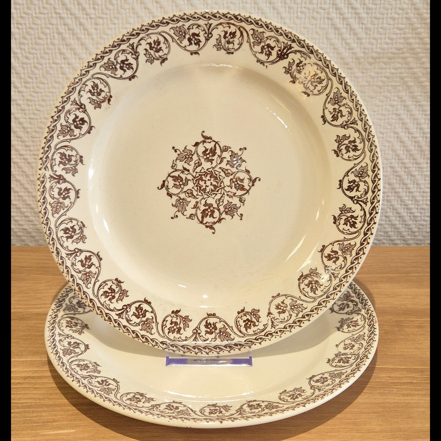 Assiette plate Brienne Terre de Fer  – Décoration vintage & mobilier restauré | Déco à Deux