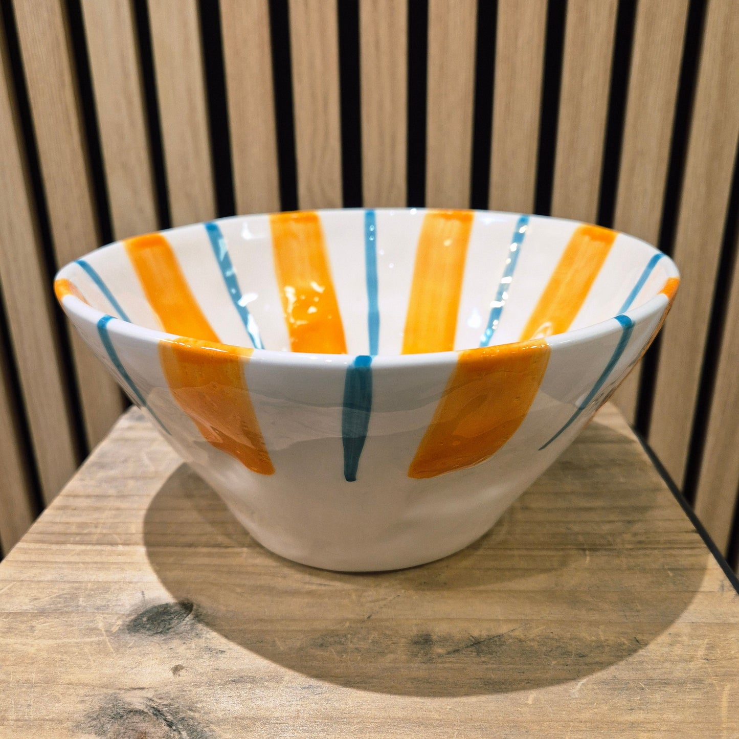 Bol MM Duro Ceramics Linear Ochre Vitamine sélectionné par Déco à deux