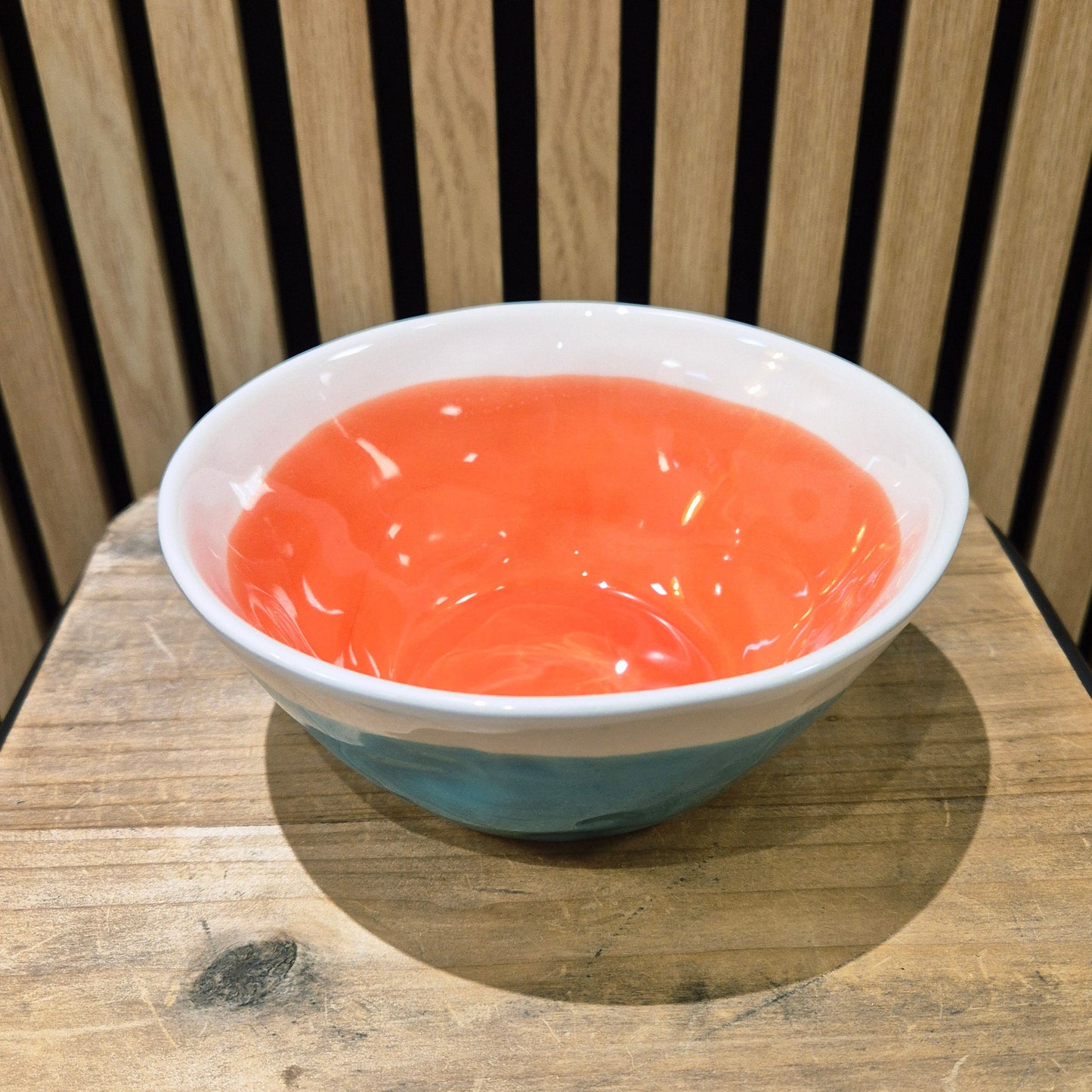 Bol PM Duro CeramicsColor Mare turquoise/ochre sélectionné par Déco à deux