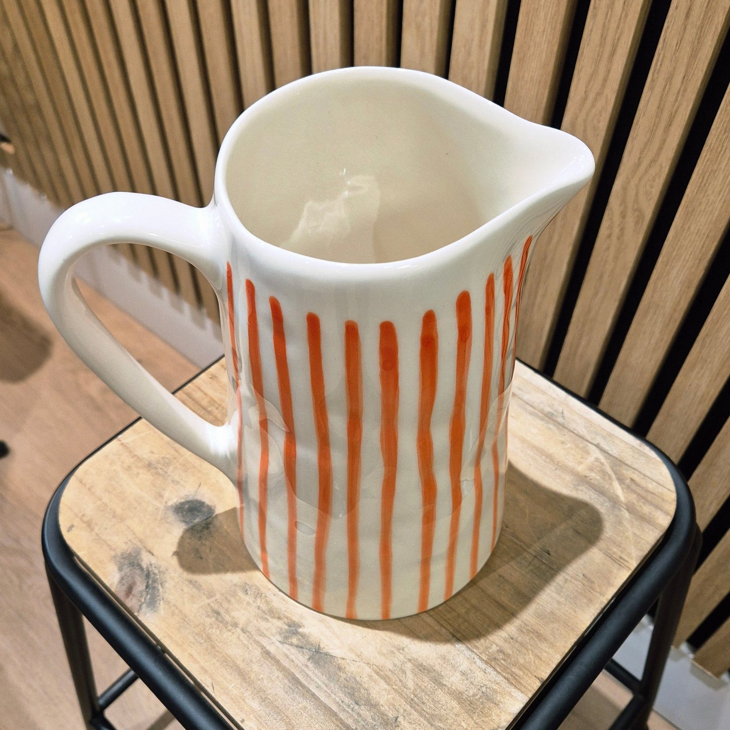 Pichet GM Duro Ceramics Praia Tangerine sélectionné par Déco à deux