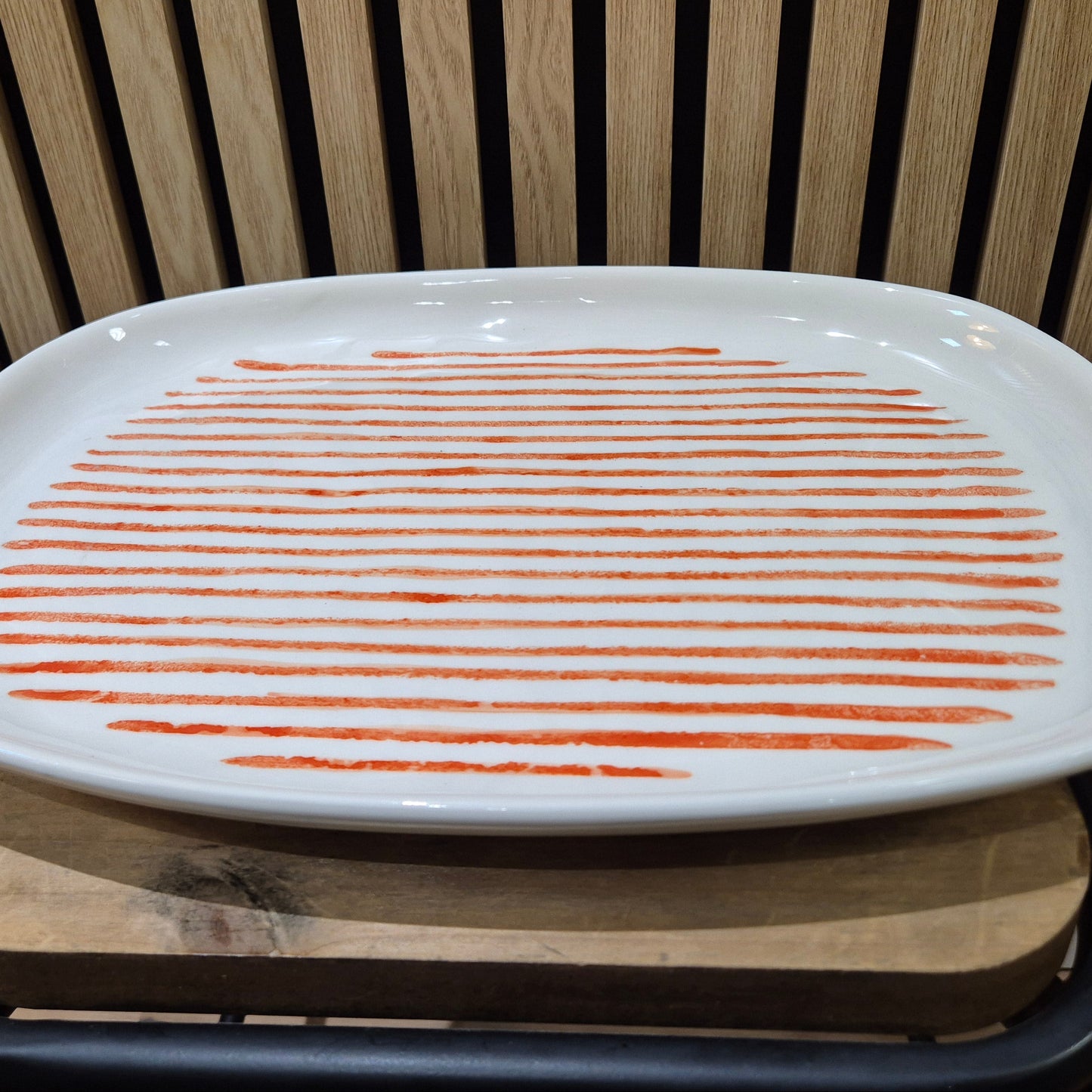 Plat de Présentation Duro Ceramics Praia Tangerine sélectionné par Déo à deux