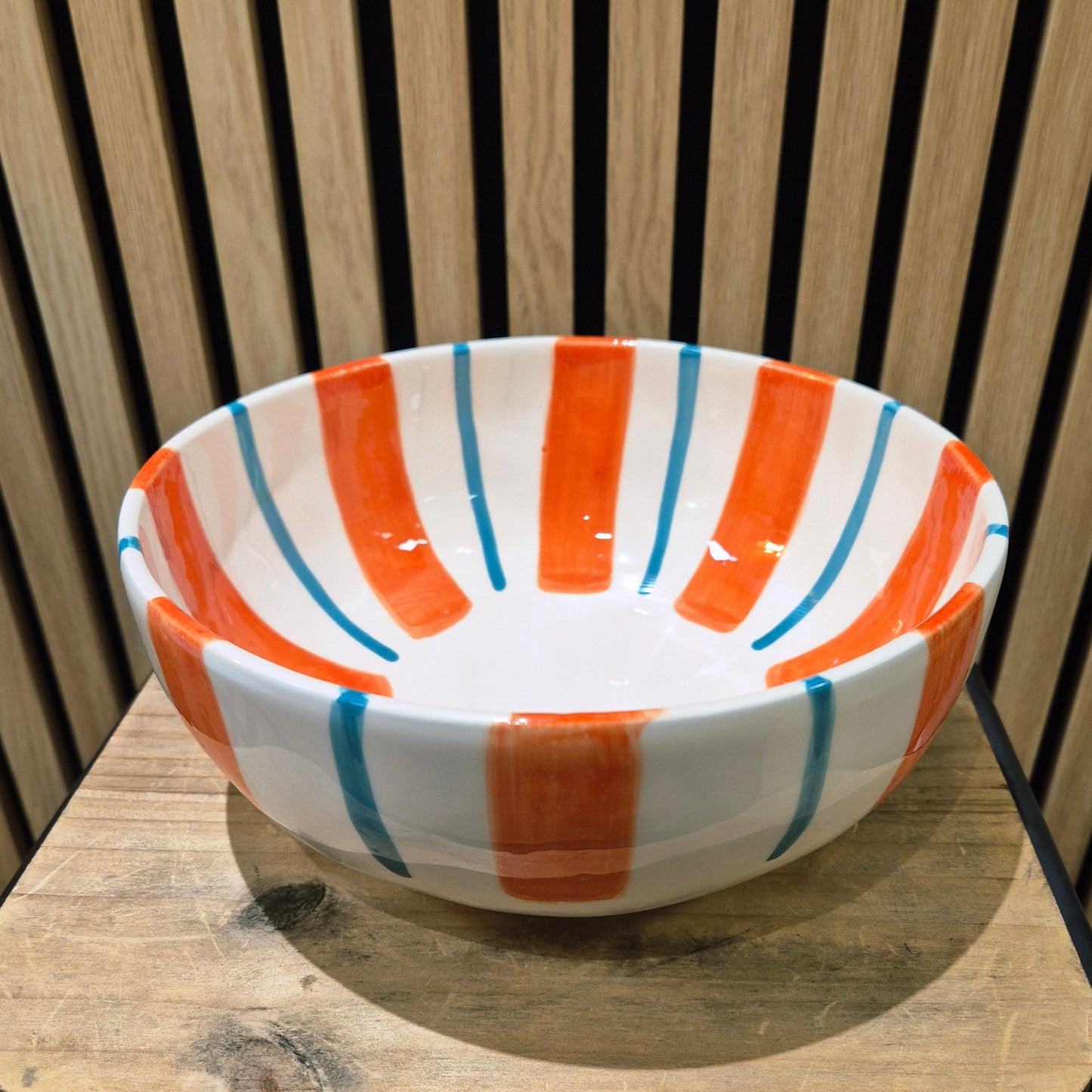 Poke Bol MM Duro Ceramics Linear Tangerine sélectionné par Déco à deux