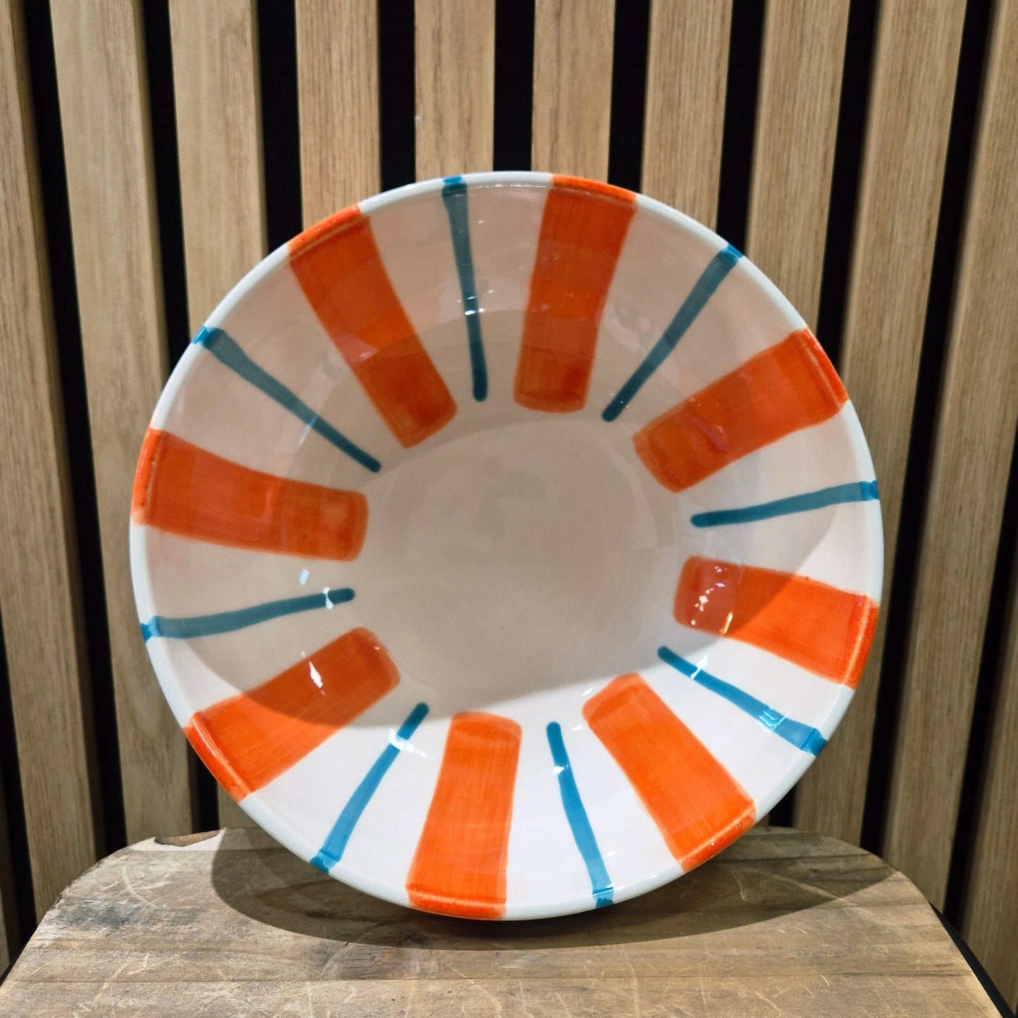 Poke Bol MM Duro Ceramics Linear Tangerine sélectionné par Déco à deux