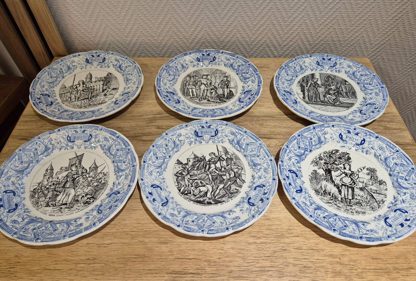 Assiette à dessert Digoin & Sarreguemines vintage – objet de seconde main sélectionné par Déco à Deux
