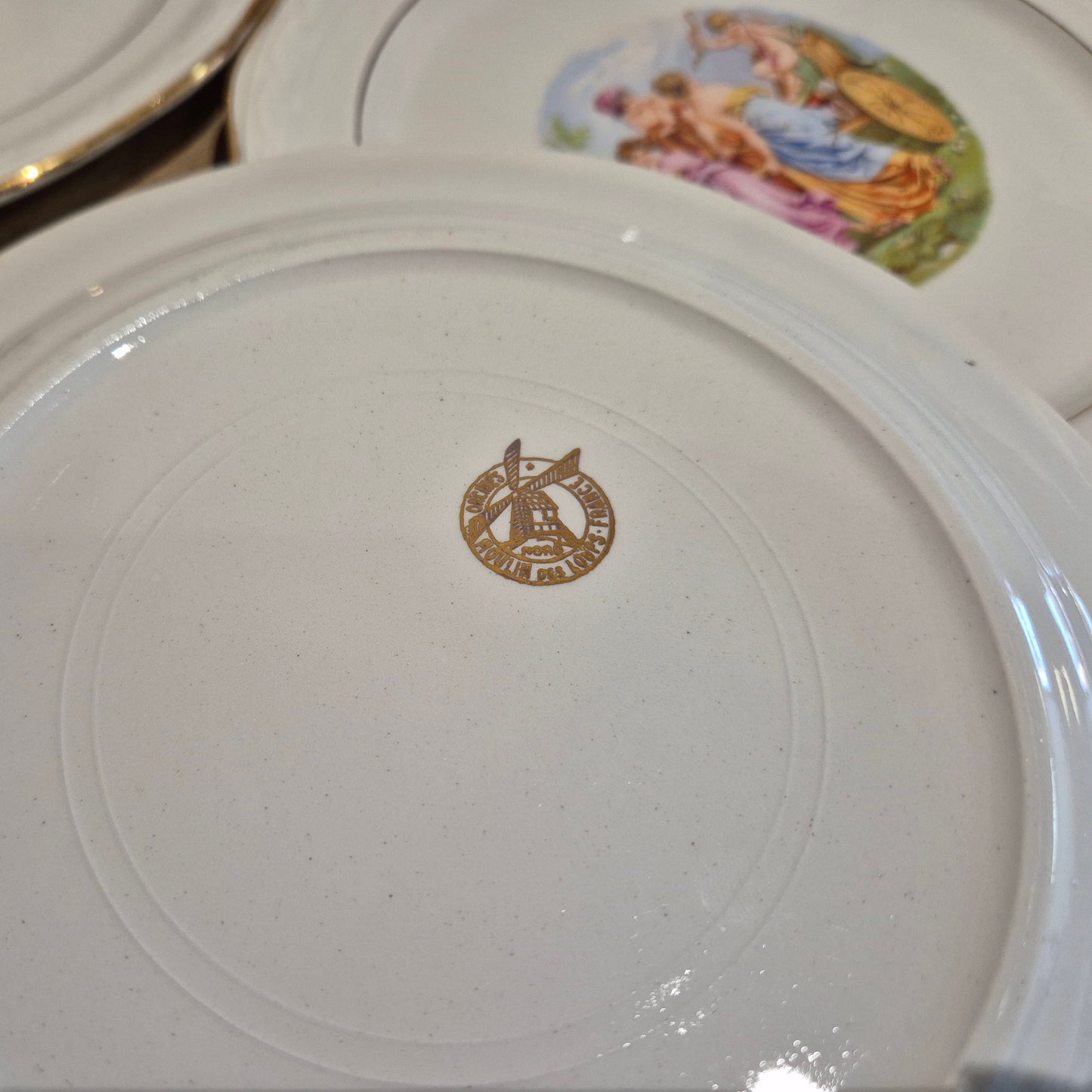 Assiette à dessert Moulin des Loups vintage – objet de seconde main sélectionné par Déco à Deux
