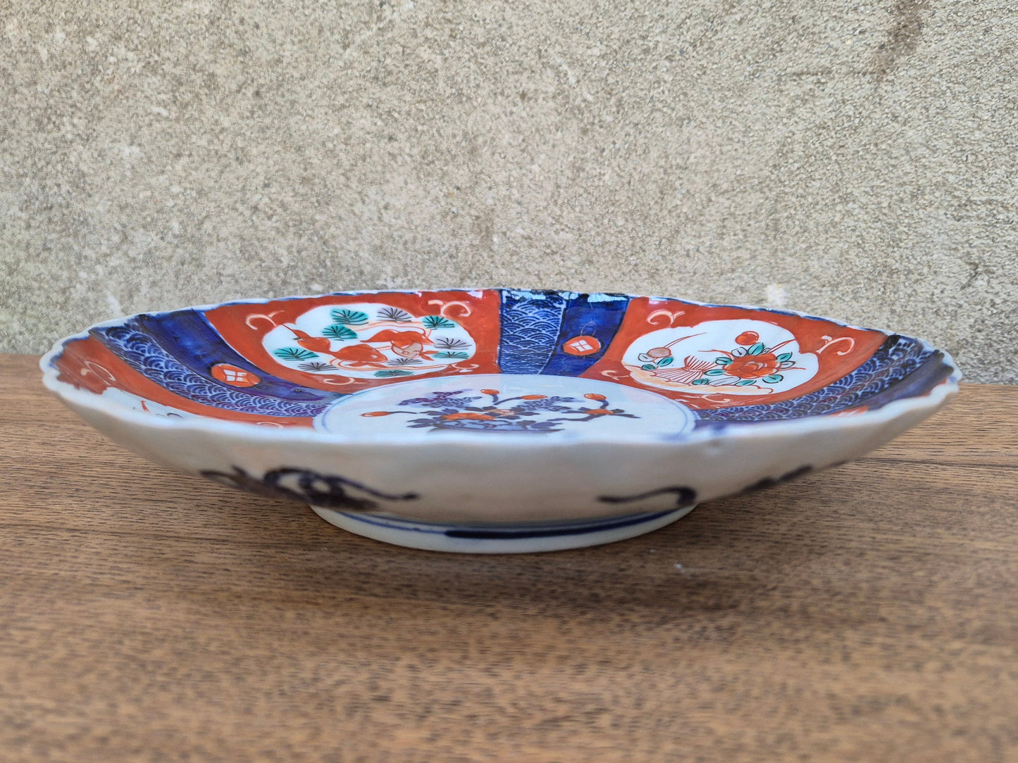 Assiette décorative en porcelaine vintage – objet de seconde main sélectionné par Déco à Deux