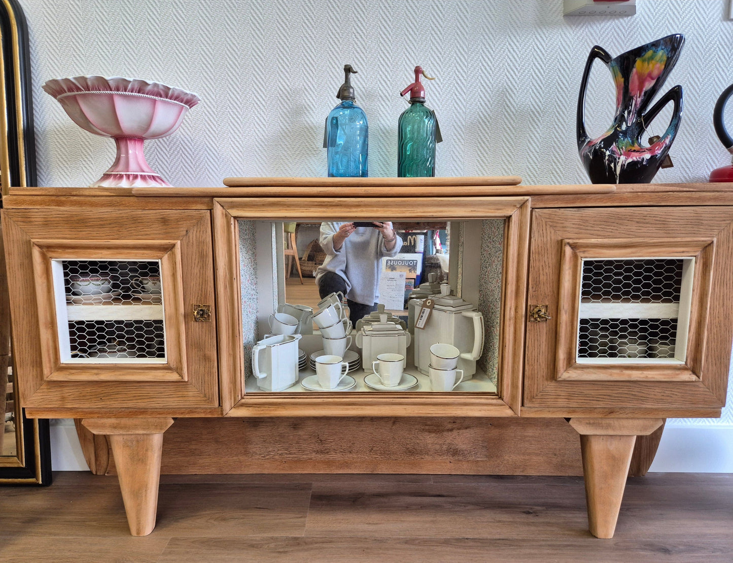 Buffet entièrement restauré vintage – objet de seconde main sélectionné par Déco à Deux
