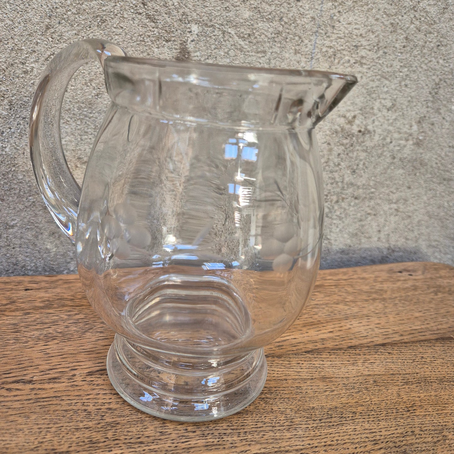 Carafe d'eau à fleur vintage – objet de seconde main sélectionné par Déco à Deux
