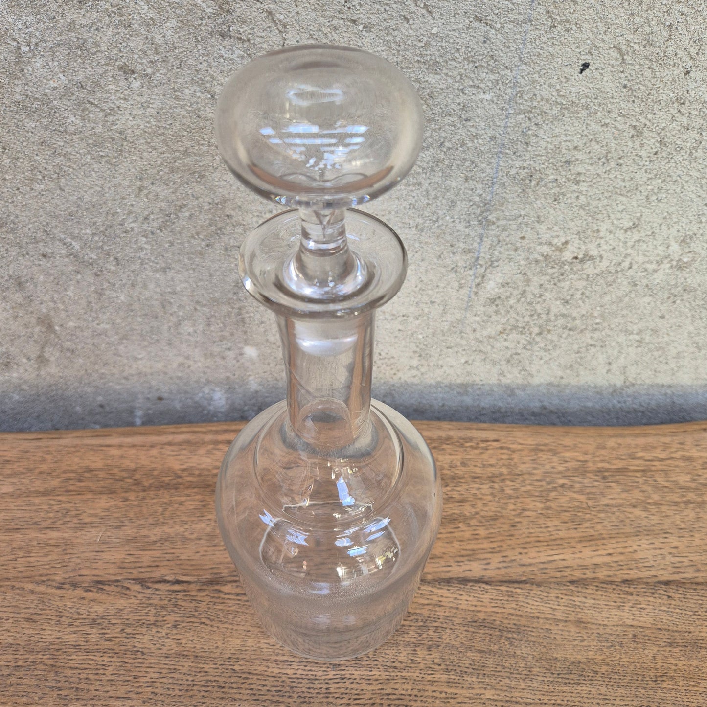 Carafe en verre vintage – objet de seconde main sélectionné par Déco à Deux
