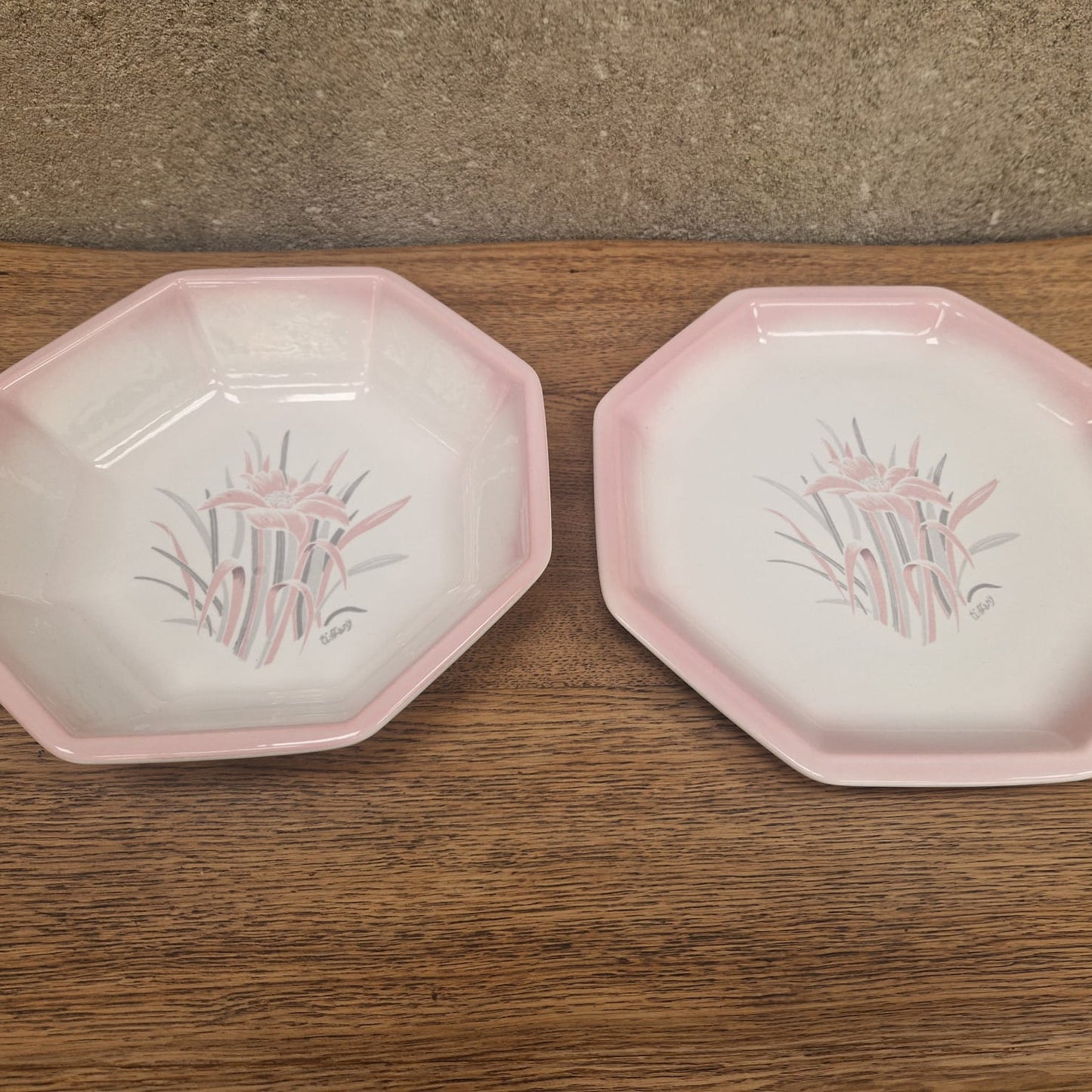 Ensemble saladier et plat vintage – objet de seconde main sélectionné par Déco à Deux
