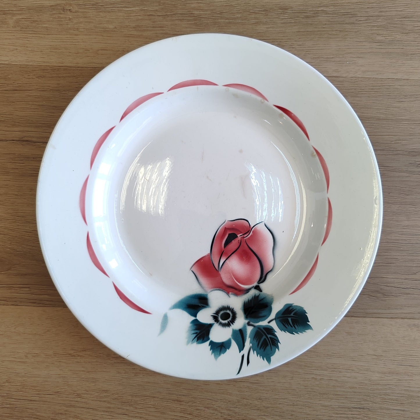 Grand plat de service digoin sarreguemines vintage – objet de seconde main sélectionné par Déco à Deux