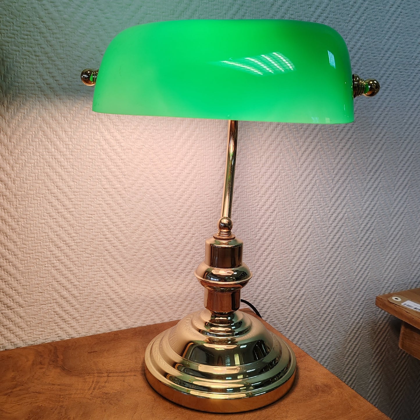 Lampe de Banquier vintage – objet de seconde main sélectionné par Déco à Deux
