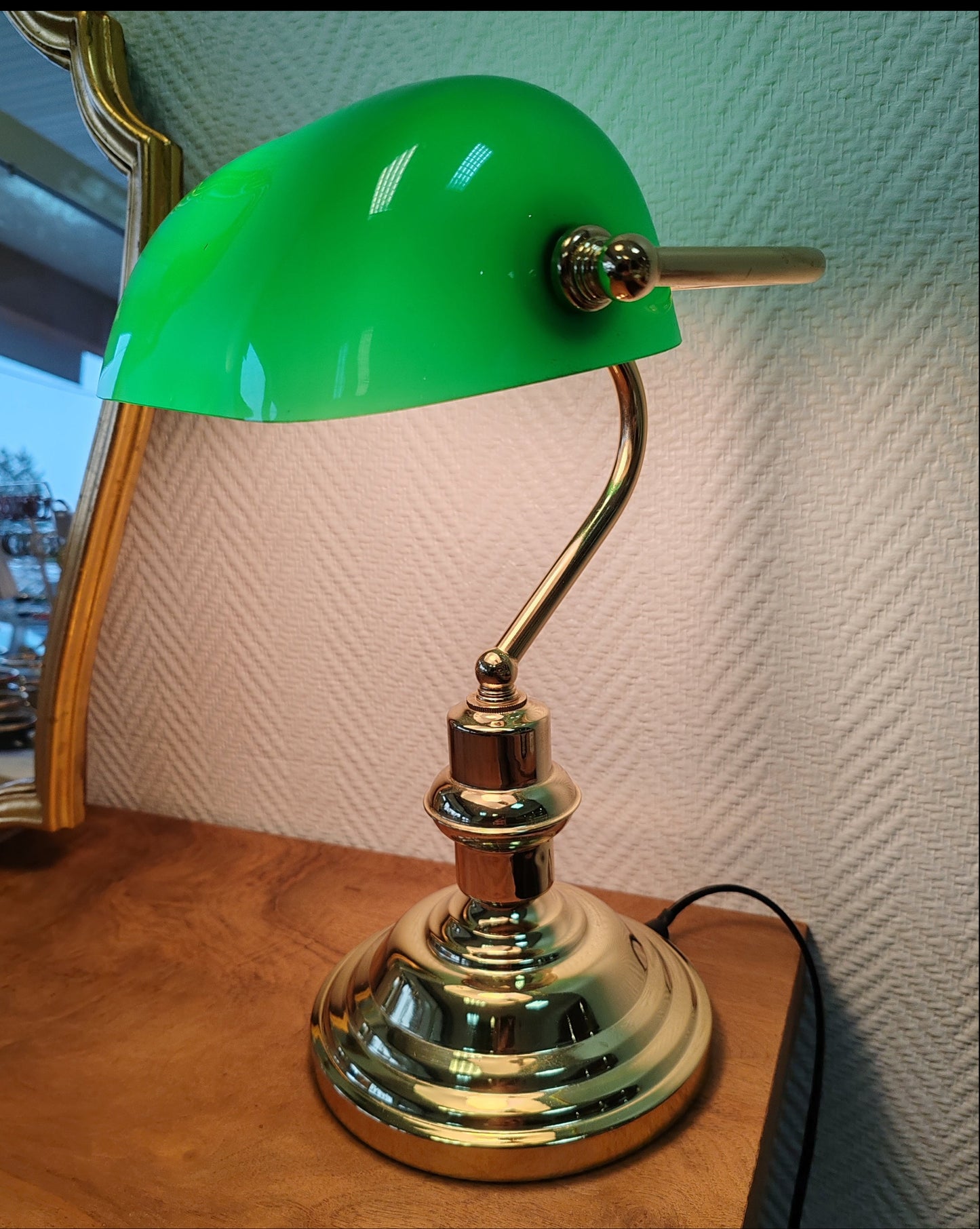 Lampe de Banquier vintage – objet de seconde main sélectionné par Déco à Deux
