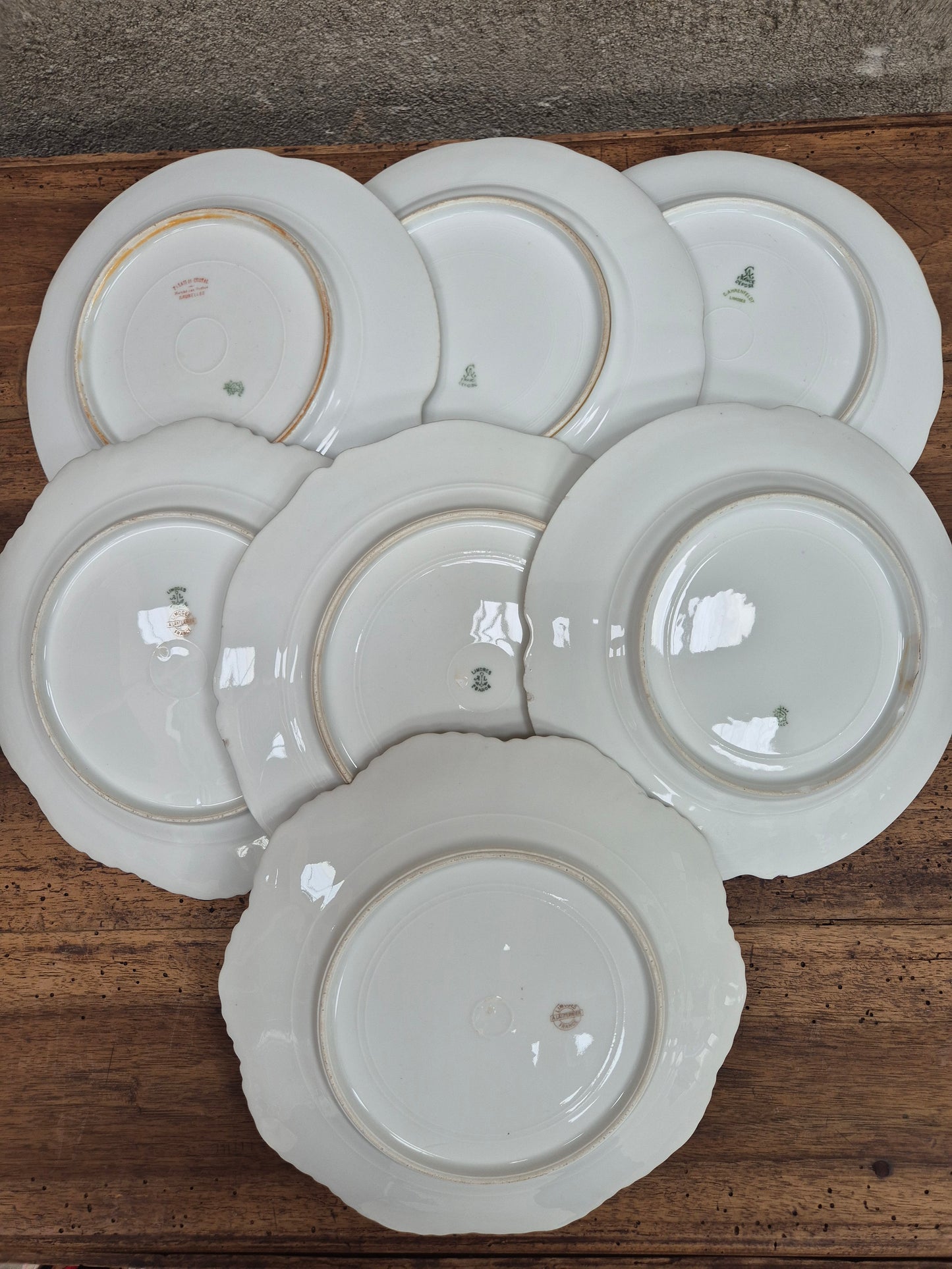 Lot assiettes plates de Limoges vintage – objet de seconde main sélectionné par Déco à Deux