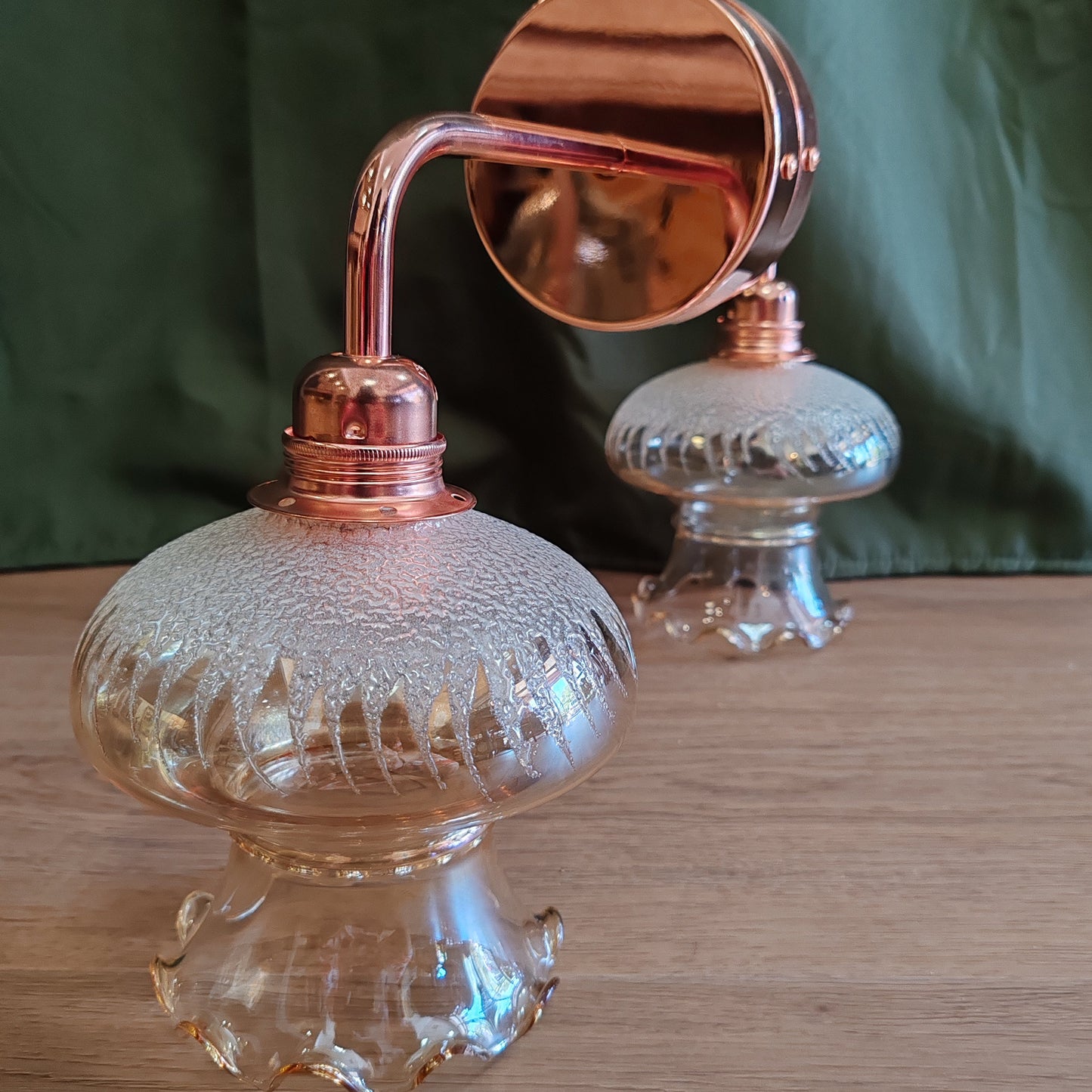 Paire d' Appliques méduse vintage – objet de seconde main sélectionné par Déco à Deux