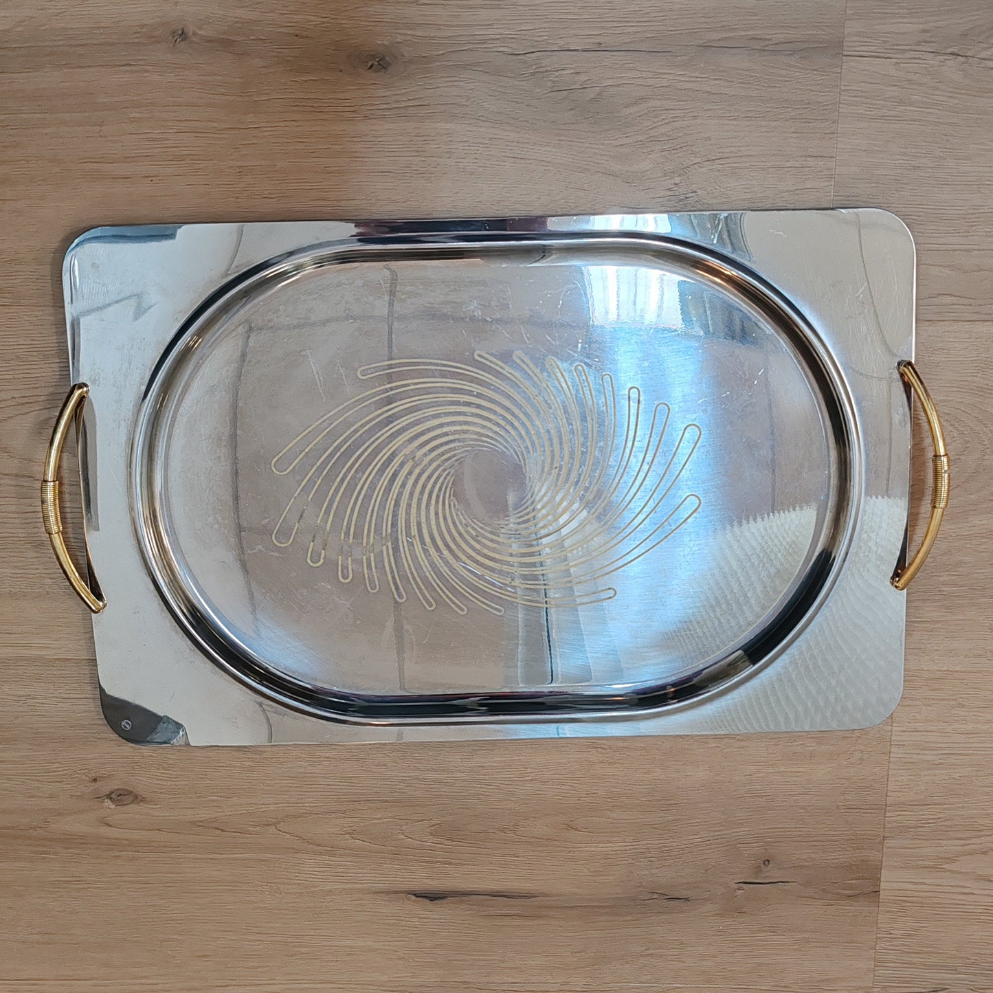 Plateau d'argent vintage – objet de seconde main sélectionné par Déco à Deux