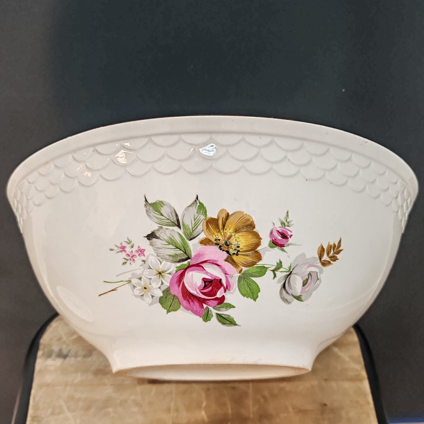 saladier "Digoin et Sarreguemines" vintage – objet de seconde main sélectionné par Déco à Deux