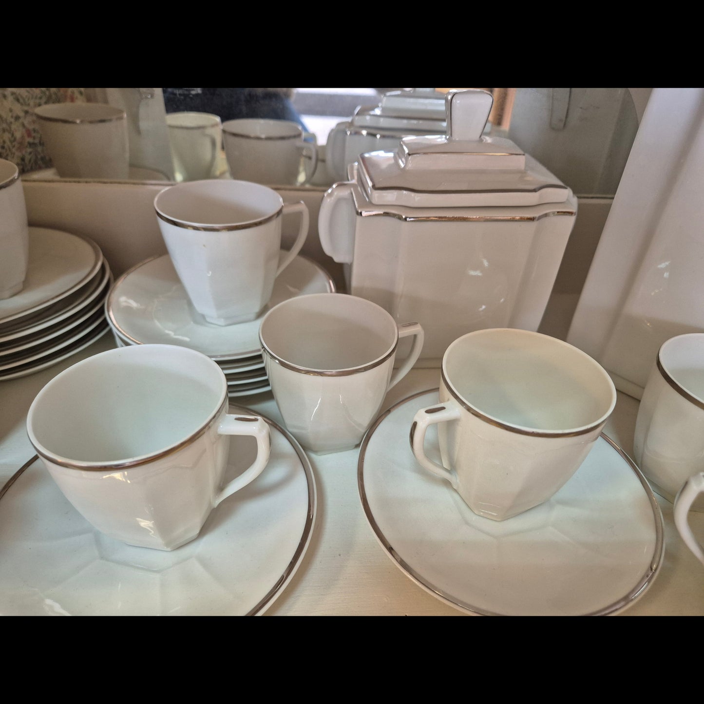 Service à Thé Limoges France vintage – objet de seconde main sélectionné par Déco à Deux
