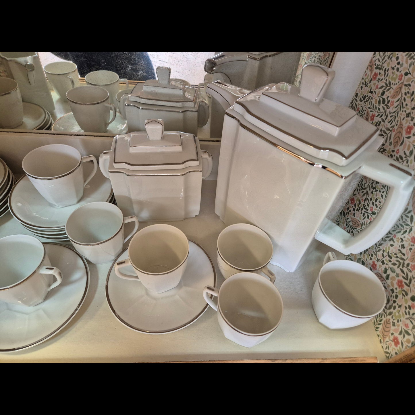 Service à Thé Limoges France vintage – objet de seconde main sélectionné par Déco à Deux
