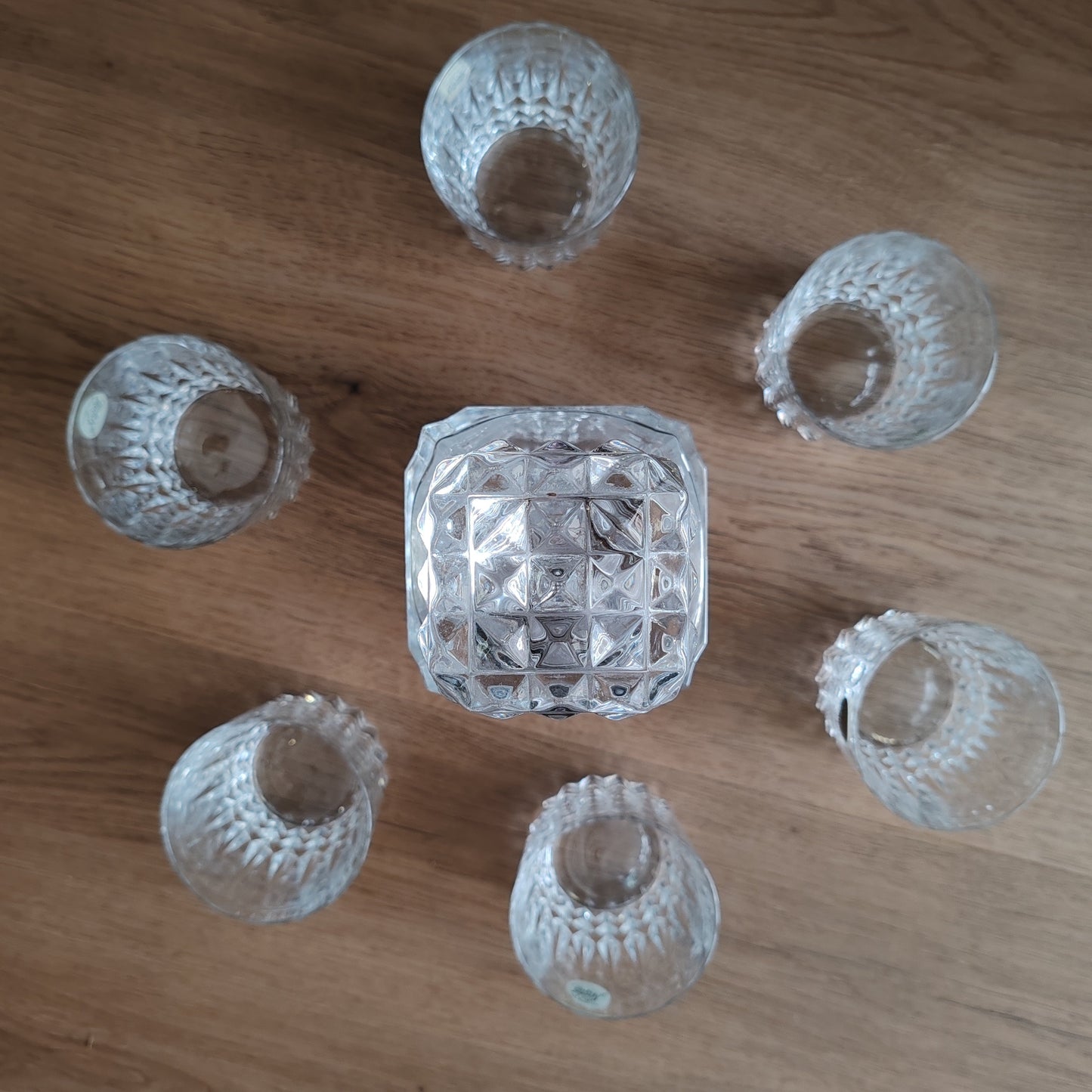 Service à whisky cristal d'arques vintage – objet de seconde main sélectionné par Déco à Deux