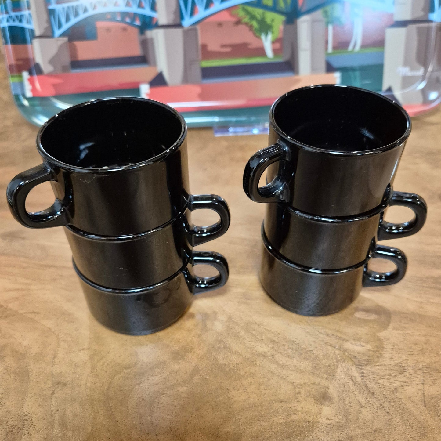 Ensemble de six tasses expresso Arcoroc vintage– Décoration vintage & mobilier restauré | Déco à Deux